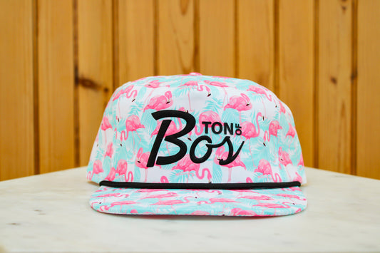 The BOS Nylon Hat Flamingo