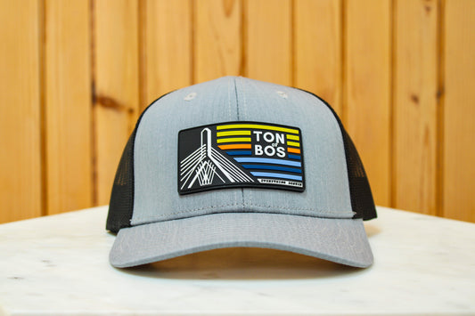 The Zakim New School Trucker Hat Gray/Black