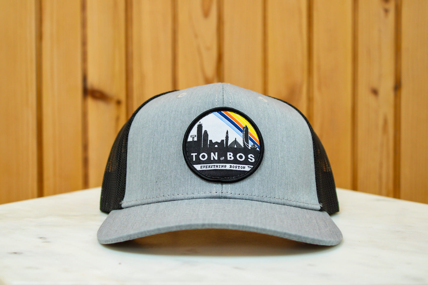 The Hub Cityscape New School Trucker Hat Gray/Black