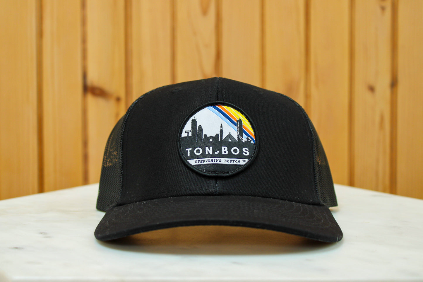 The Hub Cityscape New School Trucker Hat Black