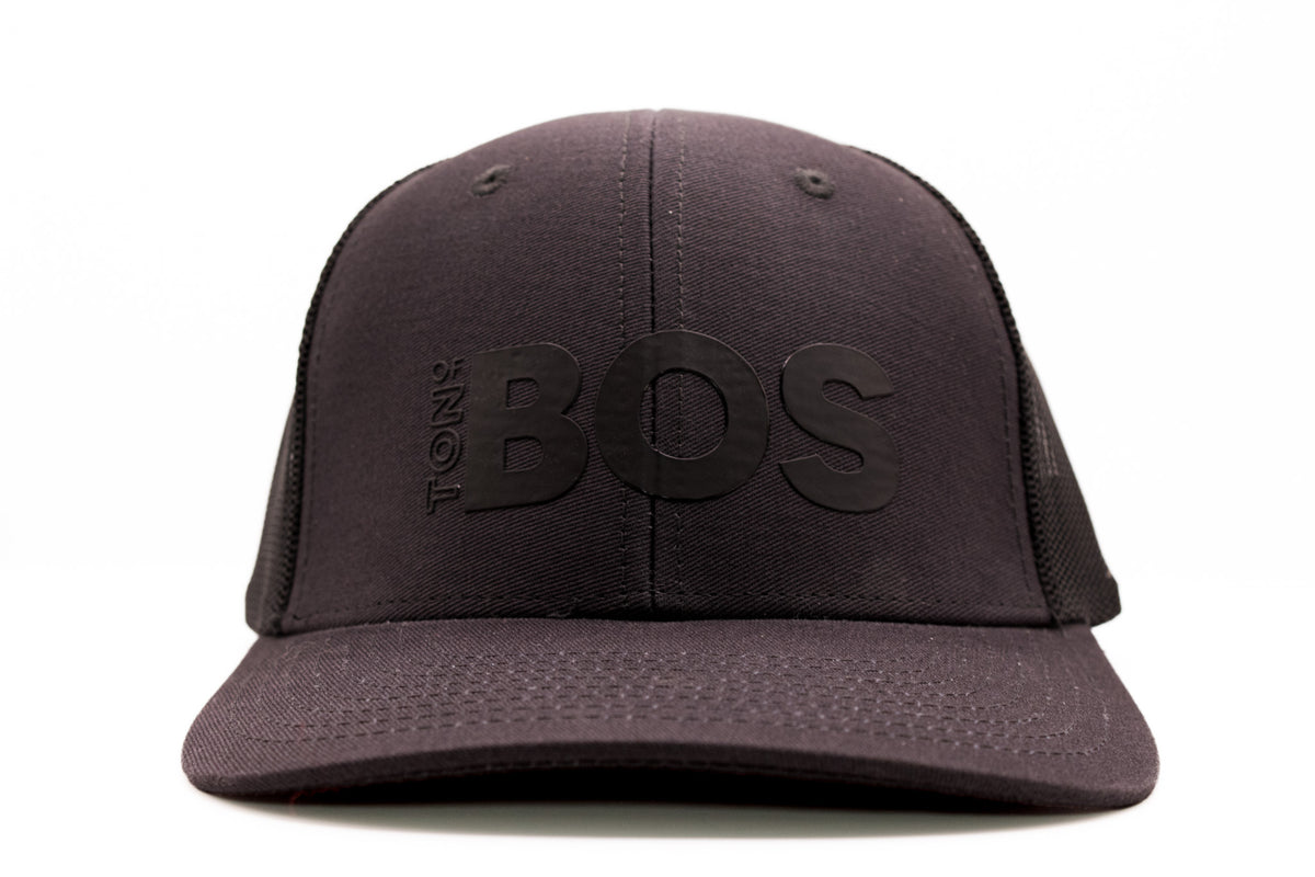 The BOS New School Trucker Hat Black