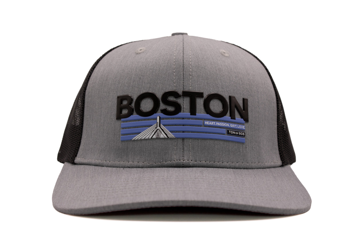 The Coastal New School Trucker Hat Gray / Black