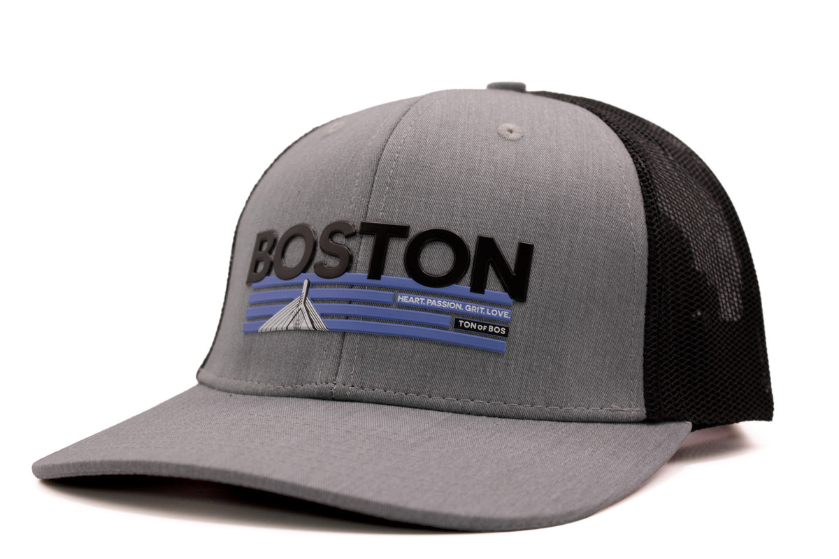 The Coastal New School Trucker Hat Gray / Black