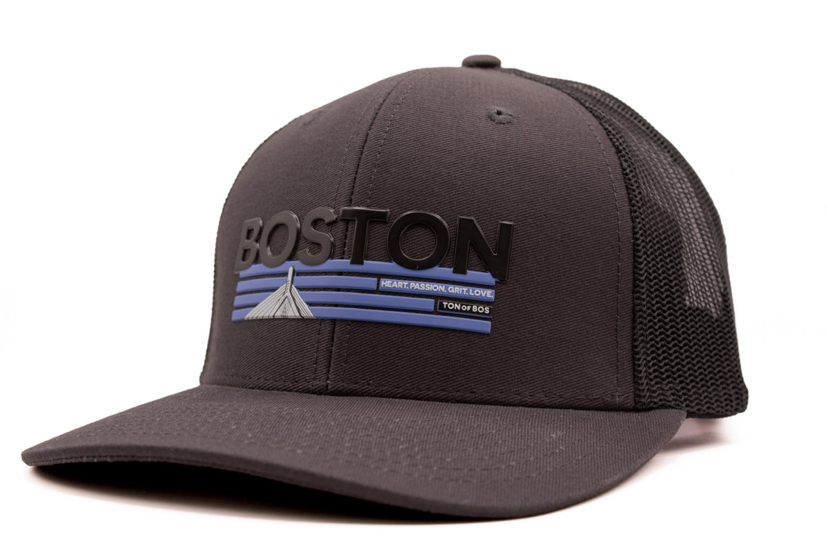 The Coastal New School Trucker Hat Black