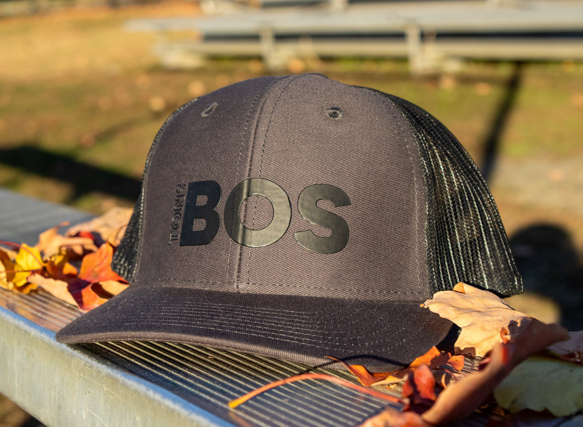 The BOS New School Trucker Hat Black