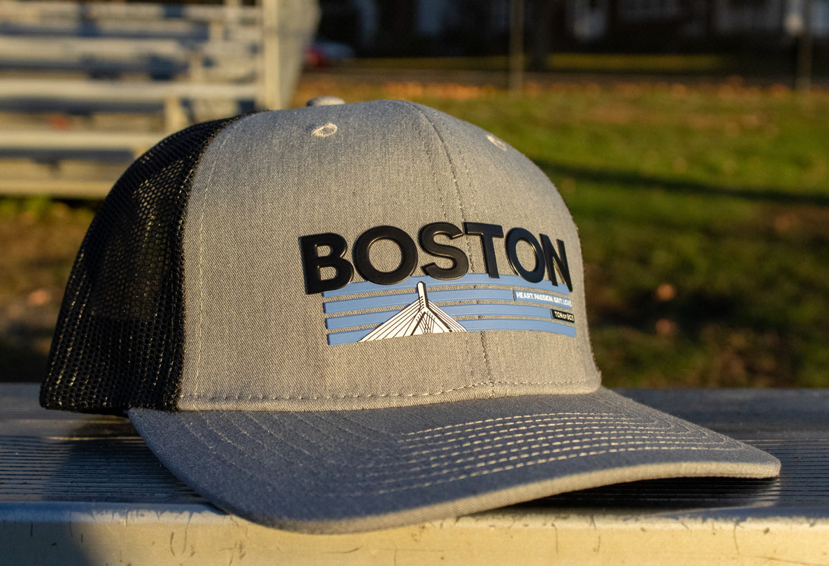 The Coastal New School Trucker Hat Gray / Black