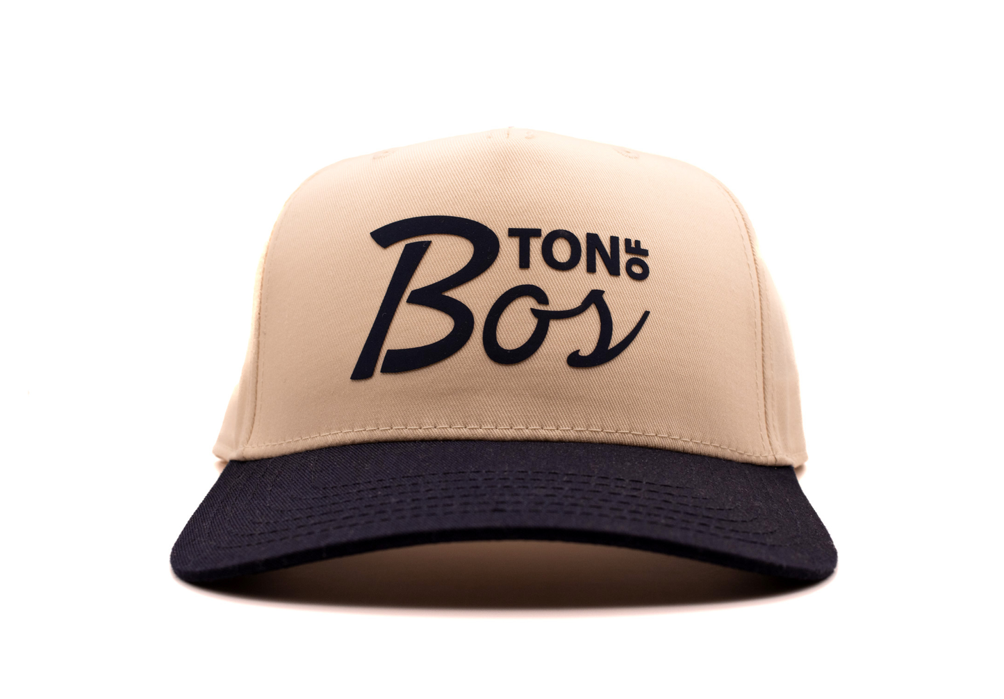 The BOS Canvas Hat Cream / Navy