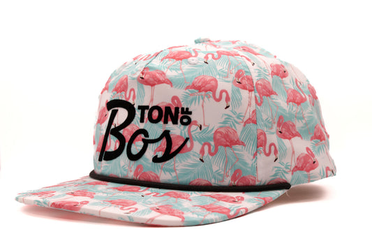 The BOS Nylon Hat Flamingo